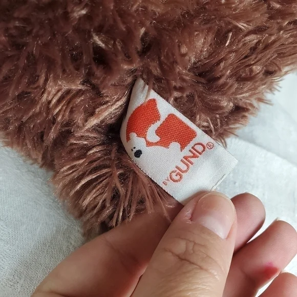 Vtg GUND plush Dark brown cuddle Bear - Picture 8 of 9